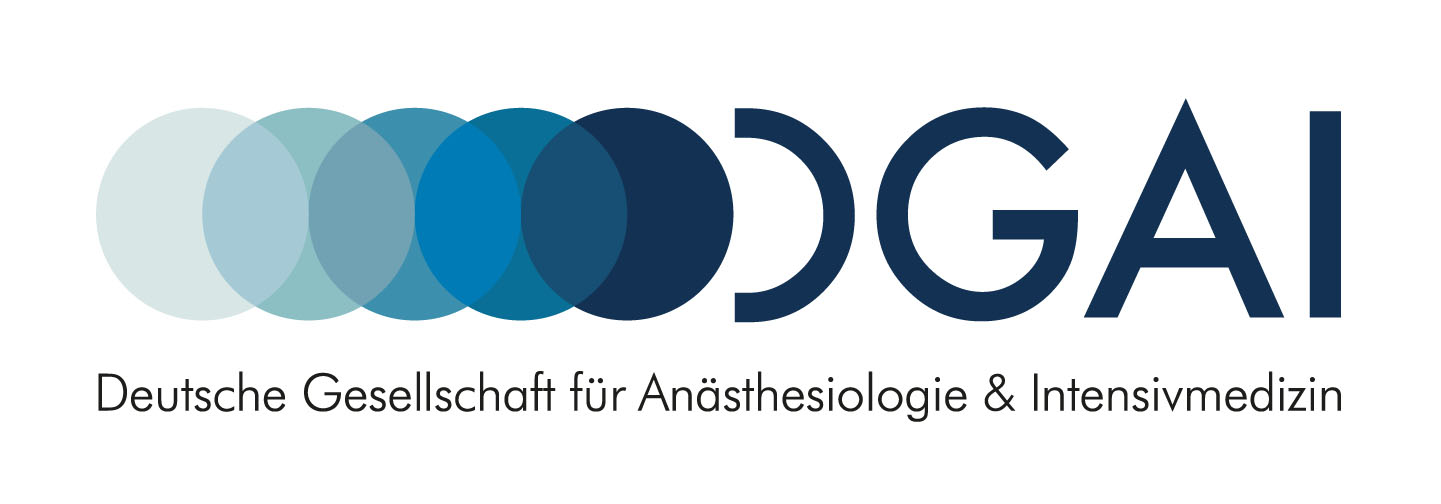 Logo der Deutschen Gesellschaft f&uuml;r An&auml;sthesiologie und Intensivmedizin e.V. (DGAI)